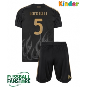 Juventus Manuel Locatelli #5 Replik 3rd trikot Kinder 2026-27 Kurzarm (+ Kurze Hosen)